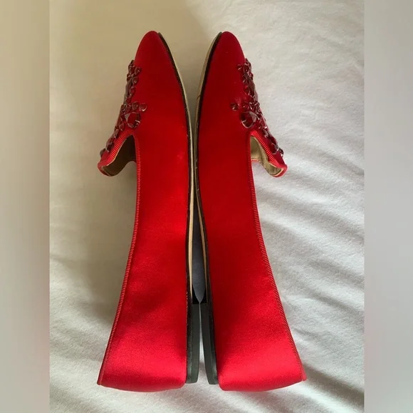 Tory Burch Delphine Logo Satin Loafer - Picture 11 of 12